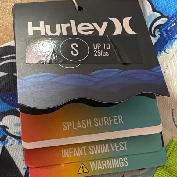 Hurley Checkered Life Vest with Neon Accents - Picture 3 of 3